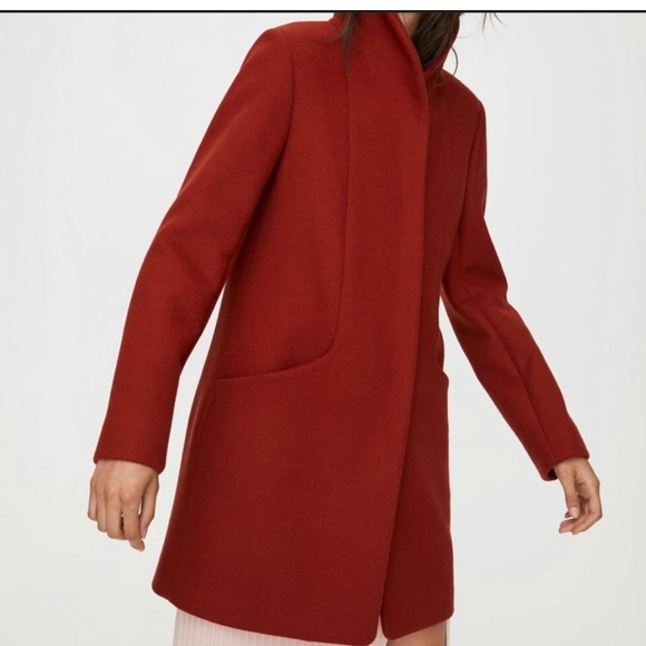 Wilfred Jackets & Blazers - wilfred cocoon coat xs red